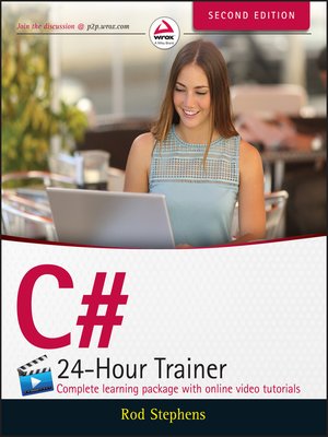 cover image of C# 24-Hour Trainer